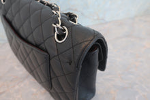 将图片加载到图库查看器,CHANEL/香奈儿 CF 双盖 双链条包 荔枝皮 Black/Silver Hardware(黑色/银色金属) 肩背包 800070140