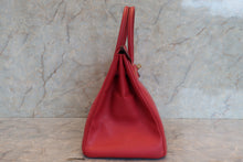 画像をギャラリービューアに読み込む, HERMES/エルメス バーキン35 クシュベル ルージュヴィフ □H刻印 ハンドバッグ 700080057