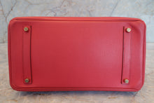 画像をギャラリービューアに読み込む, HERMES/エルメス バーキン35 クシュベル ルージュヴィフ □H刻印 ハンドバッグ 700080057