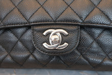 将图片加载到图库查看器,CHANEL/香奈儿 CF 双盖 双链条包 荔枝皮 Black/Silver Hardware(黑色/银色金属) 肩背包 800070140