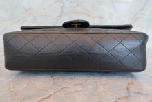 Load image into Gallery viewer, CHANEL Matelasse Double flap double chain shoulder bag Lambskin Black/Gold hadware Shoulder bag 700100022