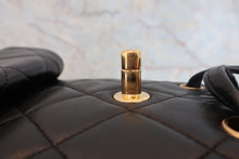 Load image into Gallery viewer, CHANEL Matelasse chain back pack Lambskin Black/Gold hadware Back pack 800060021