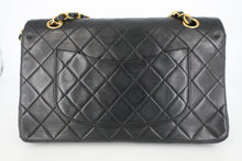 画像をギャラリービューアに読み込む, CHANEL/シャネル マトラッセWフラップWチェーンショルダーバッグ ラムスキン ブラック/ゴールド金具 ショルダーバッグ 800100011