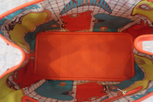 将图片加载到图库查看器,HERMES GARDEN PARTY PM CAMAILS Country leather Orange poppy C刻印 Tote bag 800020267