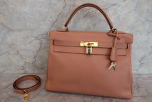画像をギャラリービューアに読み込む, HERMES/エルメス ケリー32 クシュベル ナチュラル ショルダーバッグ 700090058