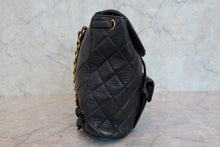 Load image into Gallery viewer, CHANEL Matelasse chain back pack Lambskin Black/Gold hadware Back pack 800040075