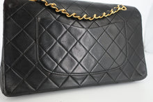 画像をギャラリービューアに読み込む, CHANEL/シャネル マトラッセWフラップWチェーンショルダーバッグ ラムスキン ブラック/ゴールド金具 ショルダーバッグ 800100011