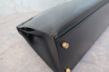 画像をギャラリービューアに読み込む, HERMES/エルメス ケリー32 ボックスカーフ ブラック ショルダーバッグ 700080203