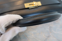 画像をギャラリービューアに読み込む, HERMES/エルメス ケリー32 ボックスカーフ ブラック ショルダーバッグ 700080203