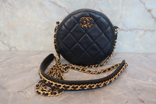 將圖片載入圖庫檢視器 CHANEL/シャネル マトラッセラウンドチェーンショルダーバッグ ラムスキン ブラック/ゴールド金具 ショルダーバッグ 800010145
