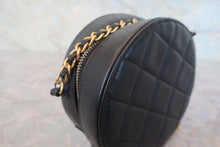 將圖片載入圖庫檢視器 CHANEL/シャネル マトラッセラウンドチェーンショルダーバッグ ラムスキン ブラック/ゴールド金具 ショルダーバッグ 800010145
