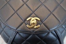 画像をギャラリービューアに読み込む, CHANEL/シャネル マトラッセチェーンリュック ラムスキン ブラック/ゴールド金具 リュック 800040075