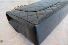 画像をギャラリービューアに読み込む, CHANEL/シャネル 中マトラッセシングルフラップチェーンショルダーバッグ ラムスキン ブラック/ゴールド金具 ショルダーバッグ 700100003