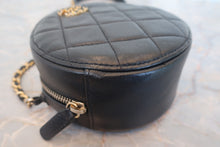 將圖片載入圖庫檢視器 CHANEL/シャネル マトラッセラウンドチェーンショルダーバッグ ラムスキン ブラック/ゴールド金具 ショルダーバッグ 800010145