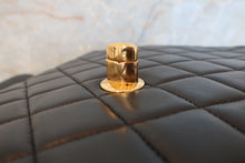 画像をギャラリービューアに読み込む, CHANEL/シャネル 中マトラッセシングルフラップチェーンショルダーバッグ ラムスキン ブラック/ゴールド金具 ショルダーバッグ 700100003