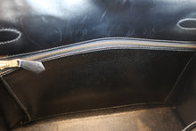 画像をギャラリービューアに読み込む, HERMES/エルメス ケリー32 ボックスカーフ ブラック ショルダーバッグ 700080203