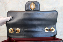 画像をギャラリービューアに読み込む, CHANEL/シャネル 中マトラッセシングルフラップチェーンショルダーバッグ ラムスキン ブラック/ゴールド金具 ショルダーバッグ 700100003