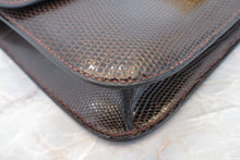 画像をギャラリービューアに読み込む, HERMES/エルメス コンスタンス24 リザード ブラウン 〇H刻印 ショルダーバッグ 600120318