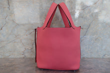 Load image into Gallery viewer, HERMES PICOTIN LOCK PM Clemence leather Rose azalee A Engraving Hand bag 700080212