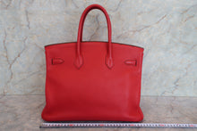 Load image into Gallery viewer, HERMES PICOTIN LOCK CASAQUE MM Clemence leather Rouge casaque/Blue thalassa □P Engraving Hand bag 800080233