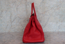 画像をギャラリービューアに読み込む, HERMES/エルメス バーキン35 トリヨンクレマンス ヴァーミリオン □H刻印 ハンドバッグ 700110059