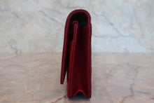 画像をギャラリービューアに読み込む, CHANEL/シャネル ボーイシャネルチェーンウォレット キャビアスキン レッド/シルバー金具 ショルダーバッグ 800010180