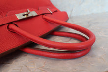 画像をギャラリービューアに読み込む, HERMES/エルメス バーキン35 トリヨンクレマンス ヴァーミリオン □H刻印 ハンドバッグ 700110059