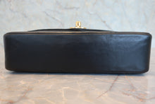 Load image into Gallery viewer, CHANEL Bias stitch chain shoulder bag Lambskin Black/Gold hadware Shoulder bag 800080226