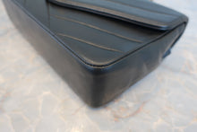 Load image into Gallery viewer, CHANEL Bias stitch chain shoulder bag Lambskin Black/Gold hadware Shoulder bag 800080226
