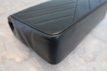 Load image into Gallery viewer, CHANEL Bias stitch chain shoulder bag Lambskin Black/Gold hadware Shoulder bag 800080226