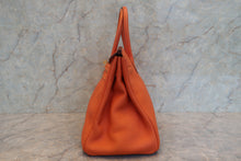Load image into Gallery viewer, HERMES BIRKIN 35 Togo leather Orange □M Engraving Hand bag 700120138