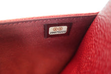 画像をギャラリービューアに読み込む, CHANEL/シャネル ボーイシャネルチェーンウォレット キャビアスキン レッド/シルバー金具 ショルダーバッグ 800010180