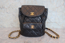 画像をギャラリービューアに読み込む, CHANEL/シャネル マトラッセチェーンリュック ラムスキン ブラック/ゴールド金具 リュック 800010205
