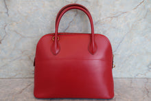 画像をギャラリービューアに読み込む, HERMES/エルメス ボリード31 ボックスカーフ ルージュヴィフ 〇X刻印 ショルダーバッグ 700090165