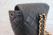 画像をギャラリービューアに読み込む, CHANEL/シャネル マトラッセチェーンリュック ラムスキン ブラック/ゴールド金具 リュック 800010205