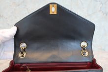 Load image into Gallery viewer, CHANEL Bias stitch chain shoulder bag Lambskin Black/Gold hadware Shoulder bag 800080226