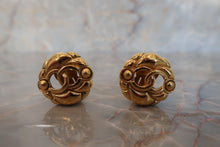 Load image into Gallery viewer, CHANEL CC mark earring Gold plate Gold Earring 500110144