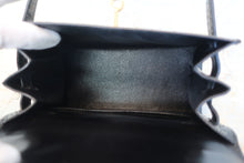 Load image into Gallery viewer, HERMES  Mini KELLY 20 Crocodile Porosus Black Shoulder bag 500100049