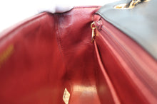 Load image into Gallery viewer, CHANEL Bias stitch chain shoulder bag Lambskin Black/Gold hadware Shoulder bag 800080226