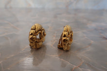 Load image into Gallery viewer, CHANEL CC mark earring Gold plate Gold Earring 500110144