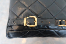 画像をギャラリービューアに読み込む, CHANEL/シャネル マトラッセチェーンリュック ラムスキン ブラック/ゴールド金具 リュック 800010205