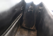 Load image into Gallery viewer, HERMES  Mini KELLY 20 Crocodile Porosus Black Shoulder bag 500100049