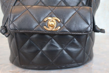 画像をギャラリービューアに読み込む, CHANEL/シャネル マトラッセチェーンリュック ラムスキン ブラック/ゴールド金具 リュック 800010205