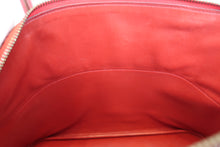 將圖片載入圖庫檢視器 HERMES/エルメス ボリード31 ボックスカーフ ルージュヴィフ 〇X刻印 ショルダーバッグ 700090165