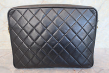 Load image into Gallery viewer, CHANEL Matelasse fringe chain shoulder bag Lambskin Black/Gold hadware Shoulder bag 700100048