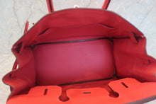 Load image into Gallery viewer, HERMES BIRKIN 30 Epsom leather Bougainvillier □N Engraving Hand bag 700120139