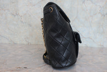 画像をギャラリービューアに読み込む, CHANEL/シャネル マトラッセチェーンリュック ラムスキン ブラック/ゴールド金具 リュック 800010217