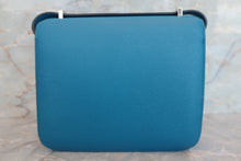 將圖片載入圖庫檢視器 HERMES/エルメス コンスタンス3 ミニ ヴォーエプソン ブルーイズミール □R刻印 ショルダーバッグ 700040233