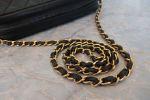 Load image into Gallery viewer, CHANEL Matelasse fringe chain shoulder bag Lambskin Black/Gold hadware Shoulder bag 700100048
