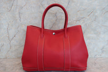 將圖片載入圖庫檢視器 HERMES/エルメス ガーデンパーティPM ネゴンダ ルージュガランス □K刻印 トートバッグ 700080210